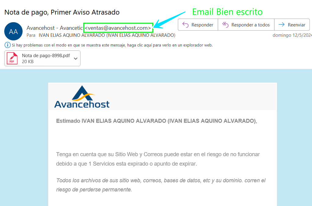 Email phishing 3